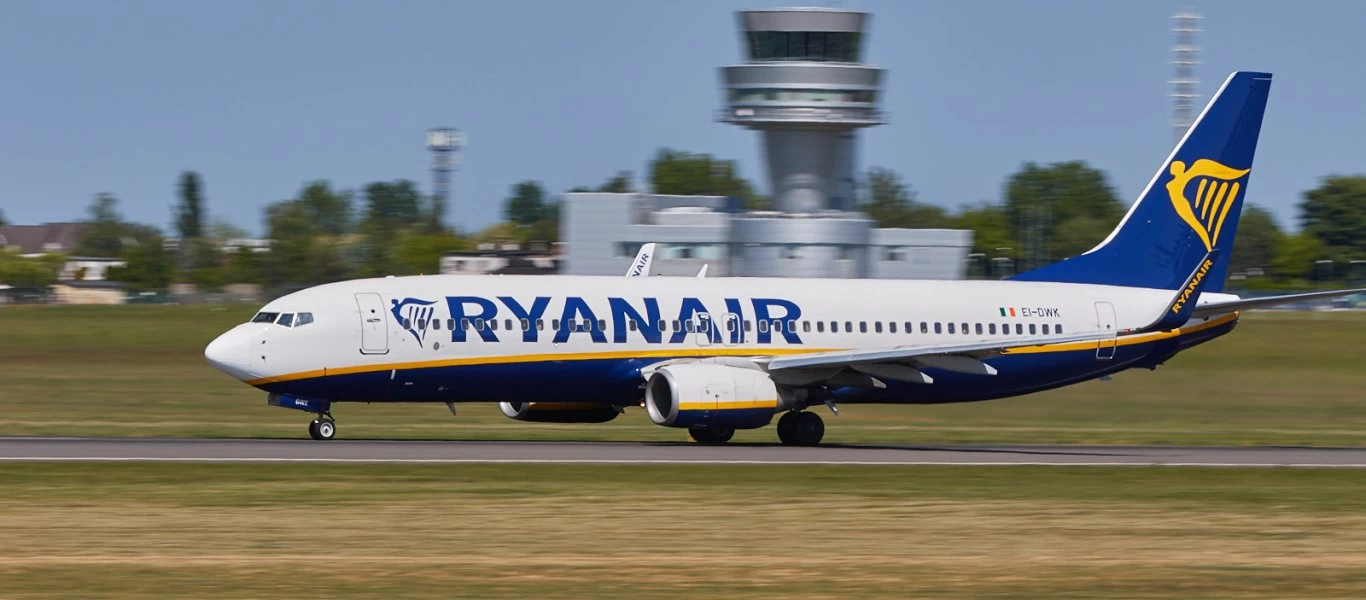 Στο Βίλνιους της Λιθουανίας προσγειώθηκε το Boeing 737-800 της Ryanair